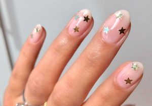 simple cute nail art design