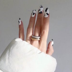 animal print nail art