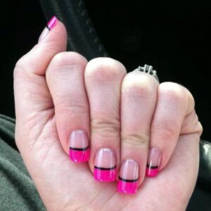 nail art for short nails pink fancynailart.com