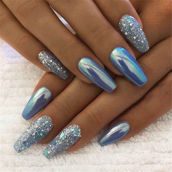 new year aparty nail art design images