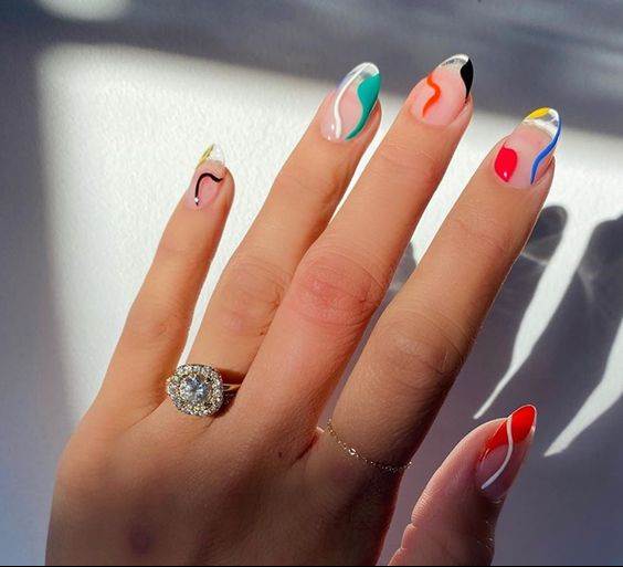 trendy nails art