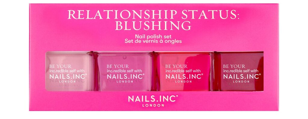 Nails Inc Relationship Status- Blushing Shades