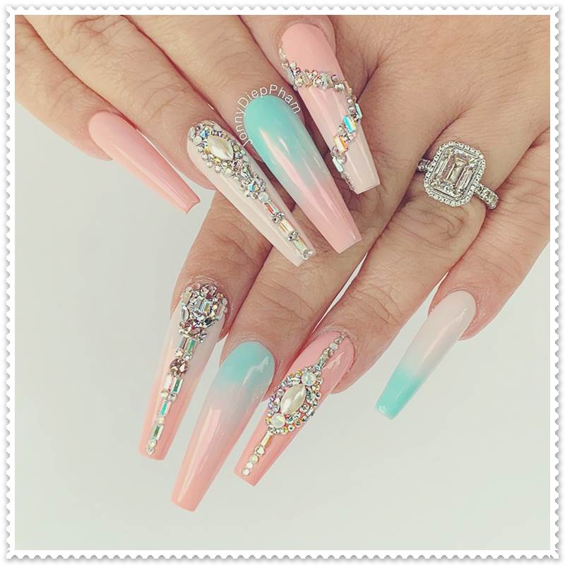 long nail art design trending 100 picture find here
