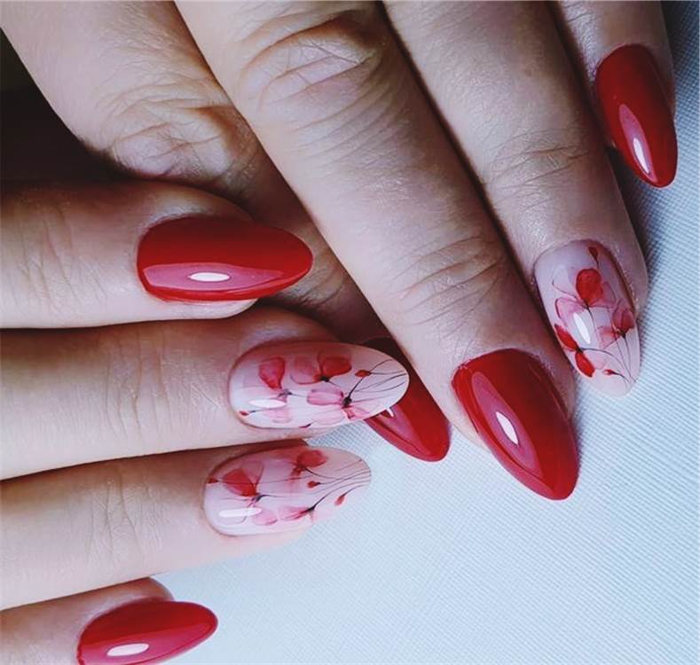 MAY NAIL ART DESIGN IDEAS PICTURES EASY AND SIMPLE RED NAIL ART