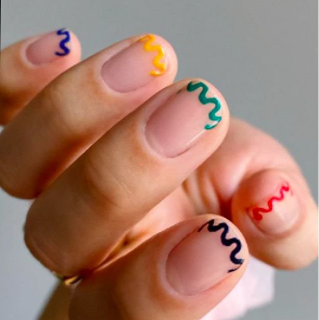 very easy and simple nails pictures design ideas for summry season