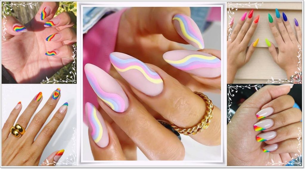 Rainbow Nail Art Design Ideas Pictures For 2021