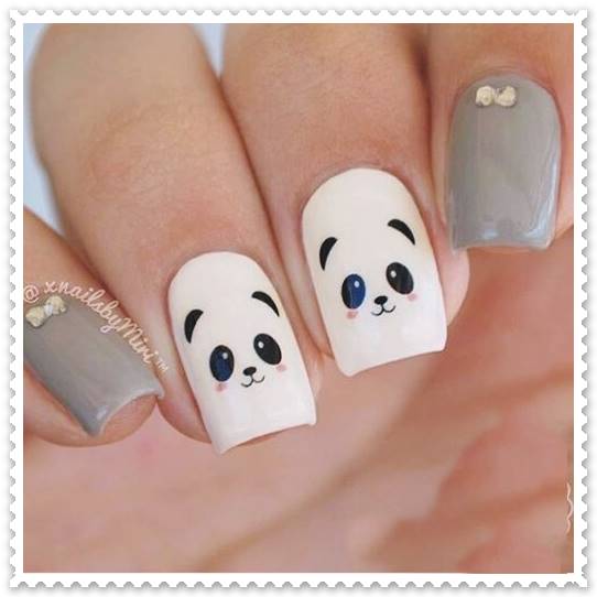 cute cartoon nails