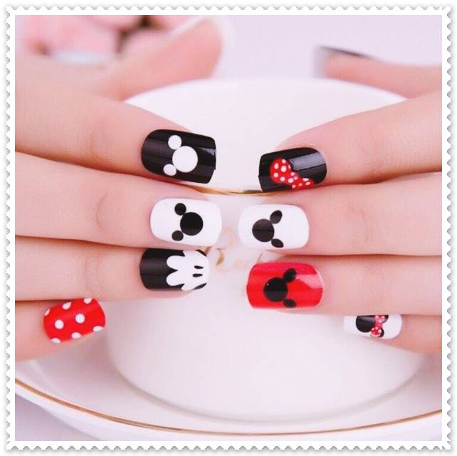 mickey mouse nails picture
