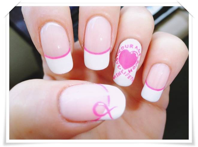 breast cancer nails picture
