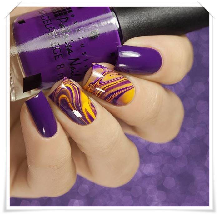purple nails October nails ideas 2021