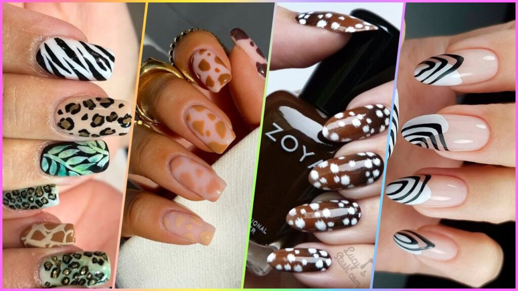 Animal Print Nail Art Designs & Ideas Pictures