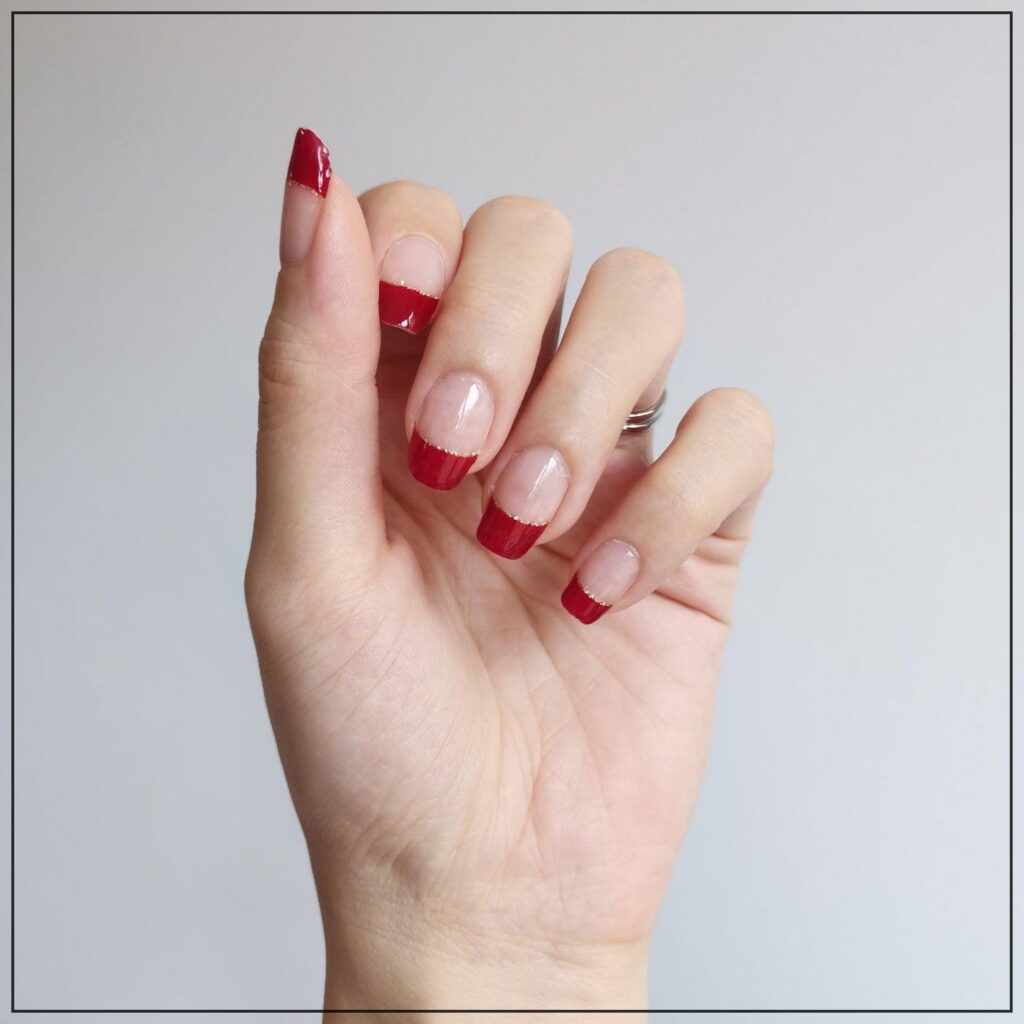 red nail art pictures