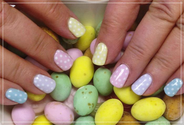 easy easter nail art design pictures