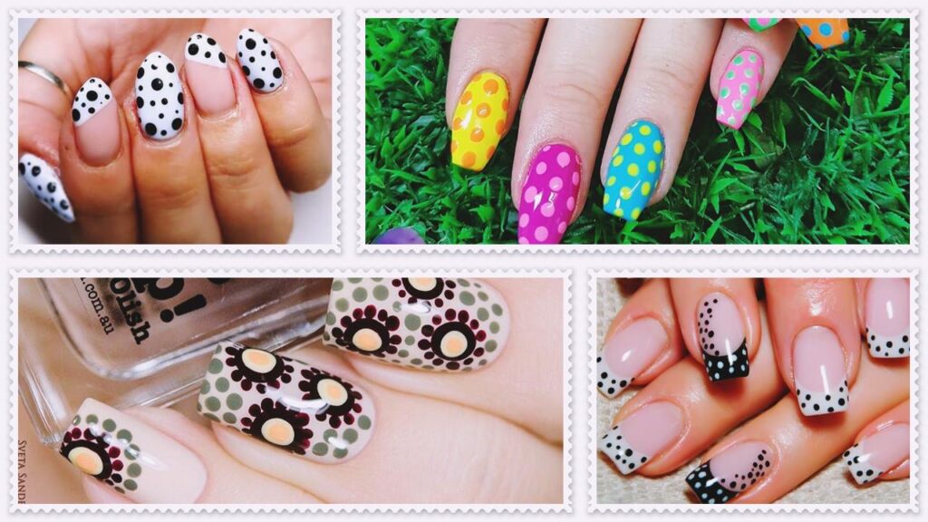 Polka Dot Nails Art Design & Ideas Pictures