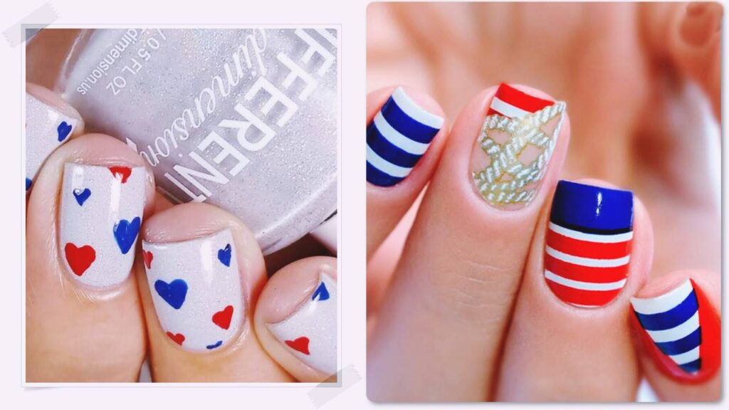 Memorial Day Nail Art Designs & Ideas Pictures