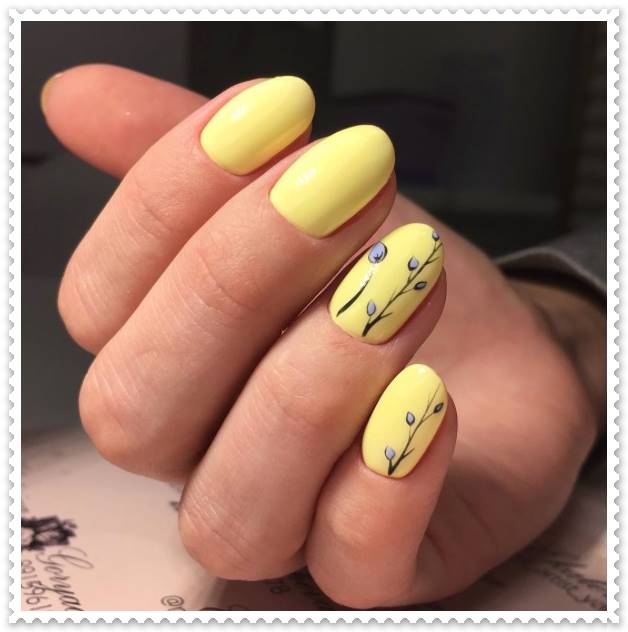 Yellow-Nails-images