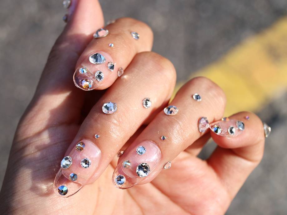 glass nail art design pictures