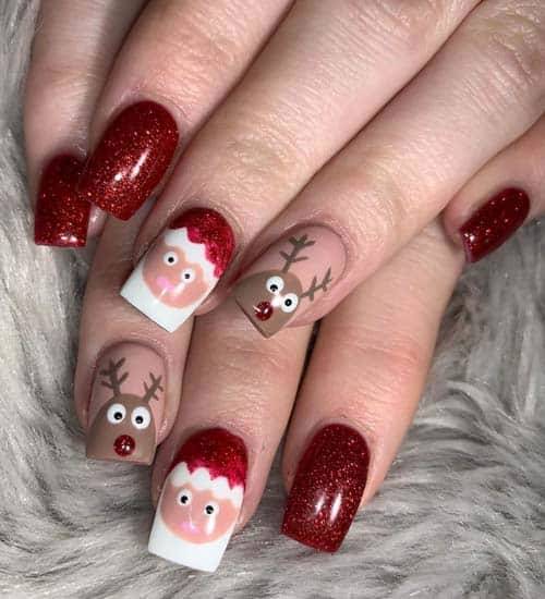 Christmas-Nail-Art-Designs-winter nail art