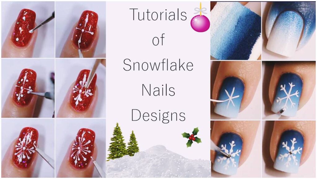 How to Do Snowflake Nail Art Step By Step Tips 