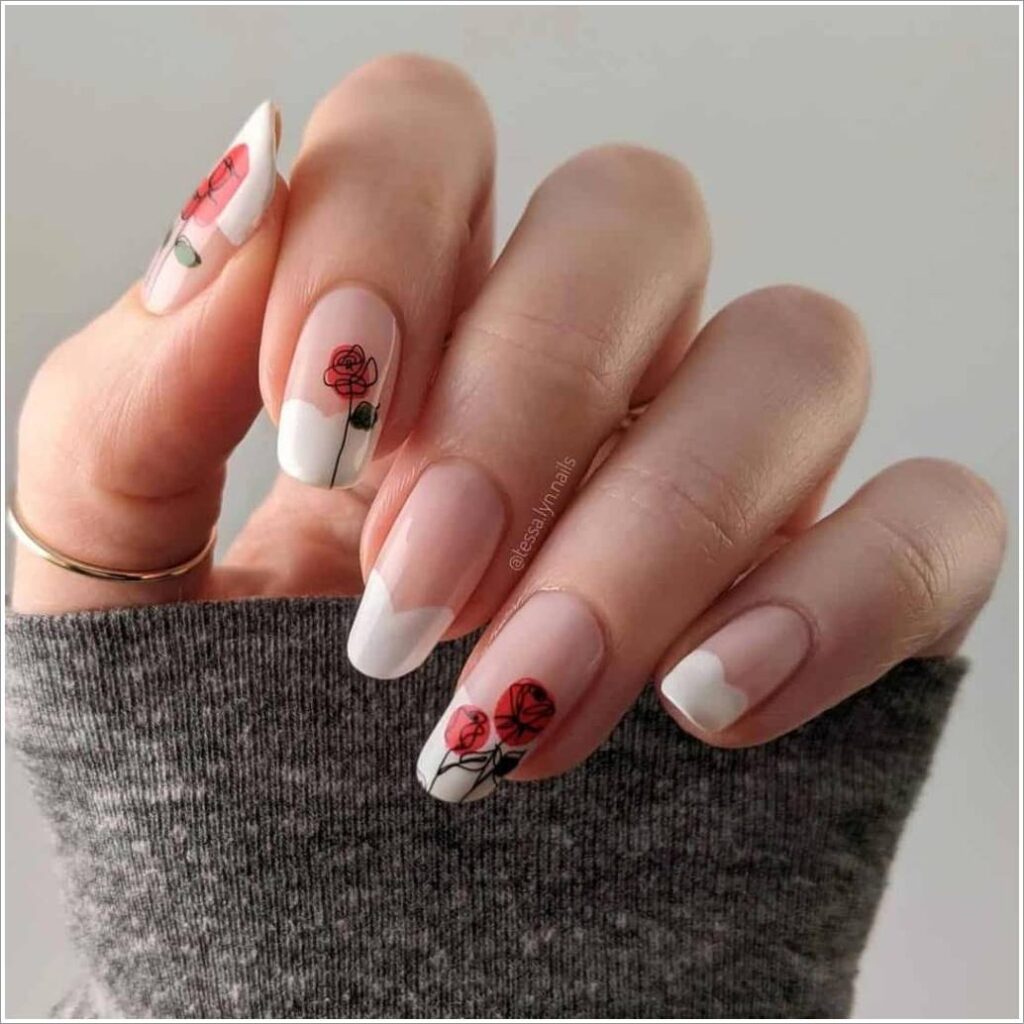 simple nail art design