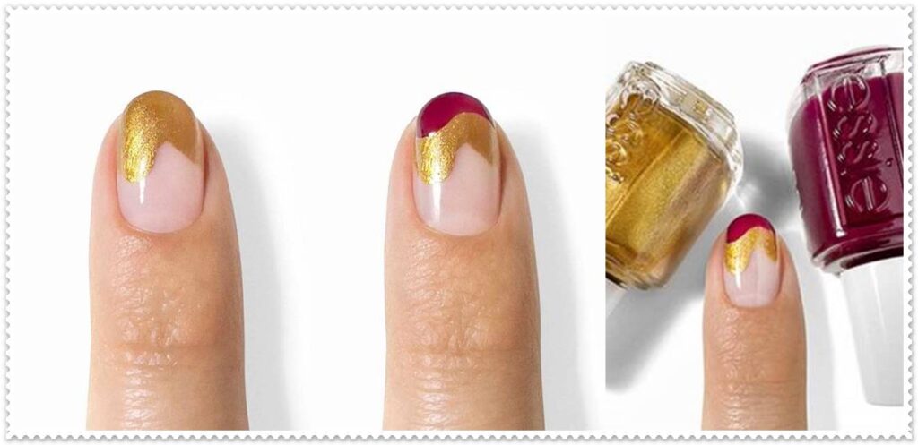 wave nail art steps easy