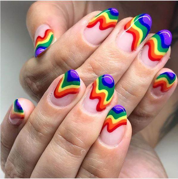 Rainbow Nail Designs For This Rainy Season - Rainbow Nails