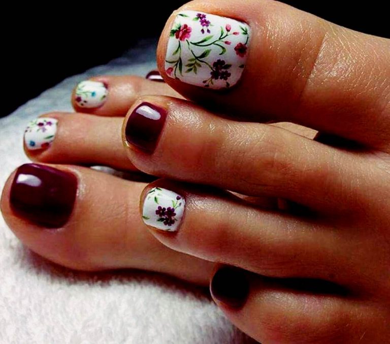 Flower Toe Nail Designs Beautiful Flower Toe Nails Ideas Fancy Nail Art