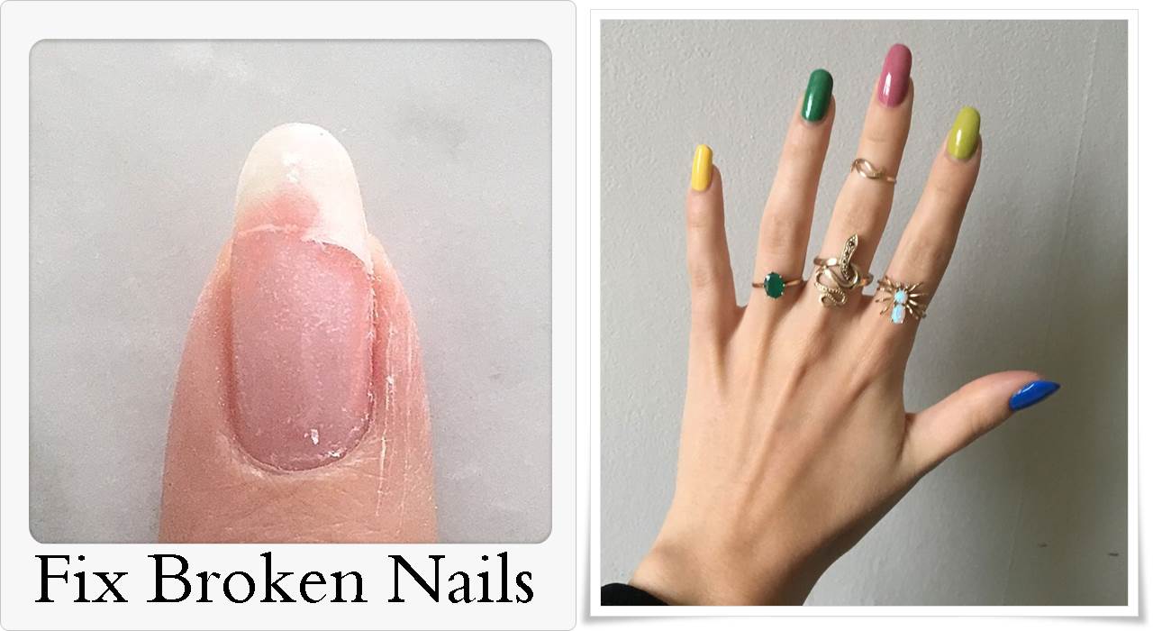 How to Fix a Broken Nail With A Tea Bag | Fix Broken Nails