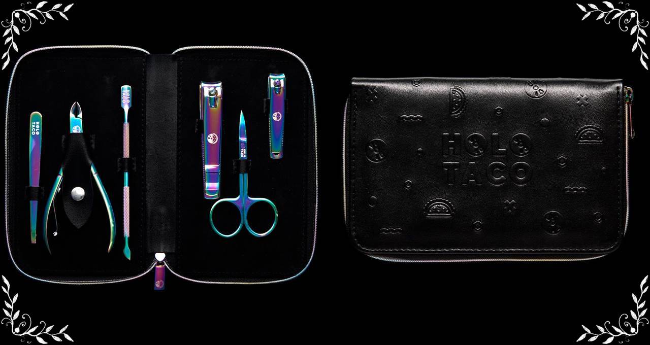 Holo Taco Rainbow Chrome Nail Tool Kit Review & Images