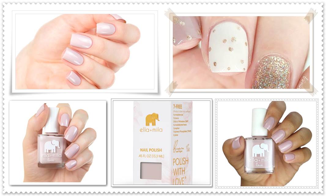 Ella Mila Love Collection Nail Polish - Honetmoon Bless Love Collection fancy nail art