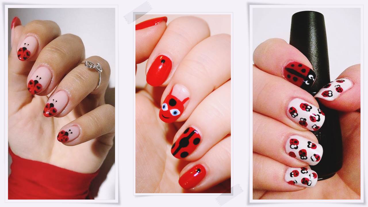 Ladybug Nail Art Designs & Ideas - Ladybug Nails Ideas - fancynailart.com