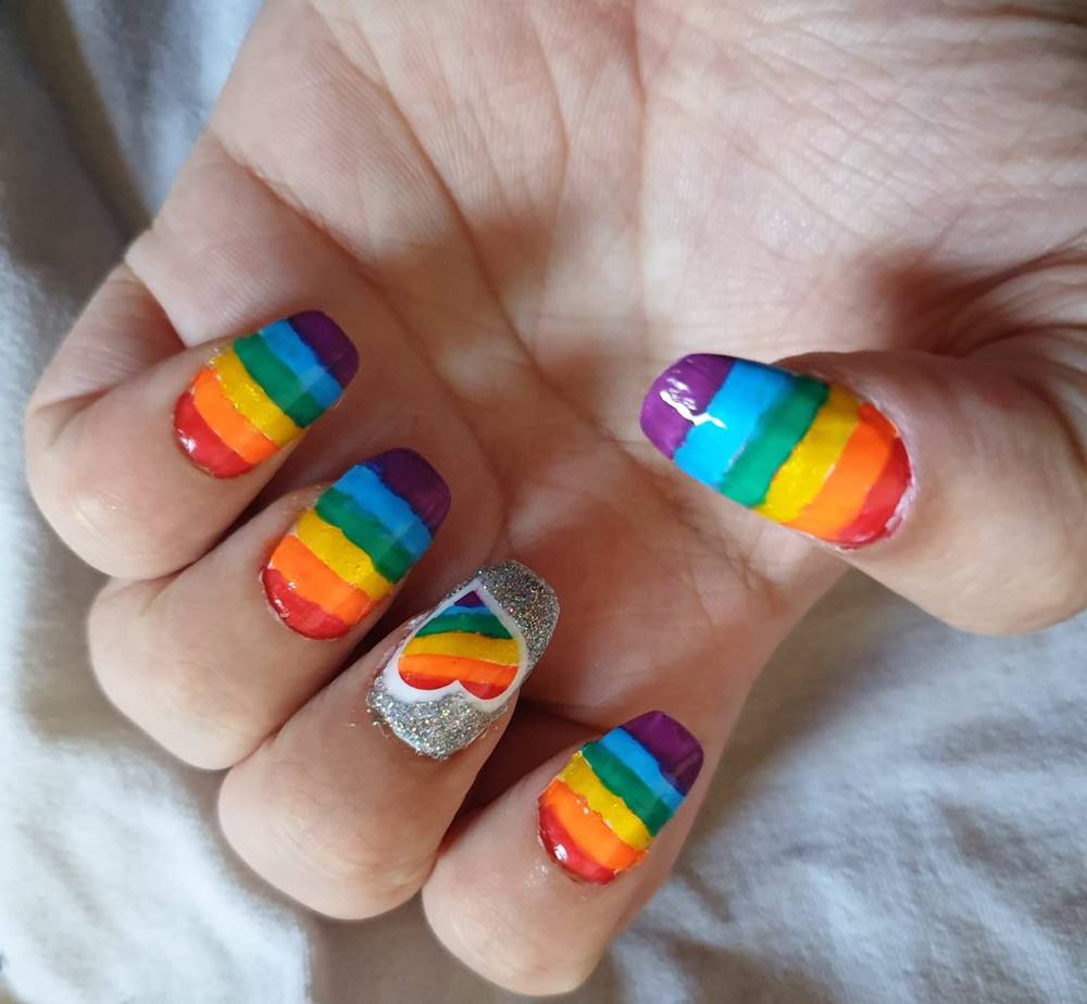 Happy Pride day Nails Ideas & Pictures Show Pride On your Nails