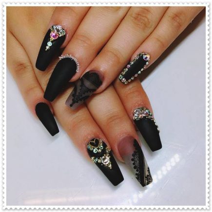 Matte Black Nails Design Ideas For 2023 - Fancy Nail Art