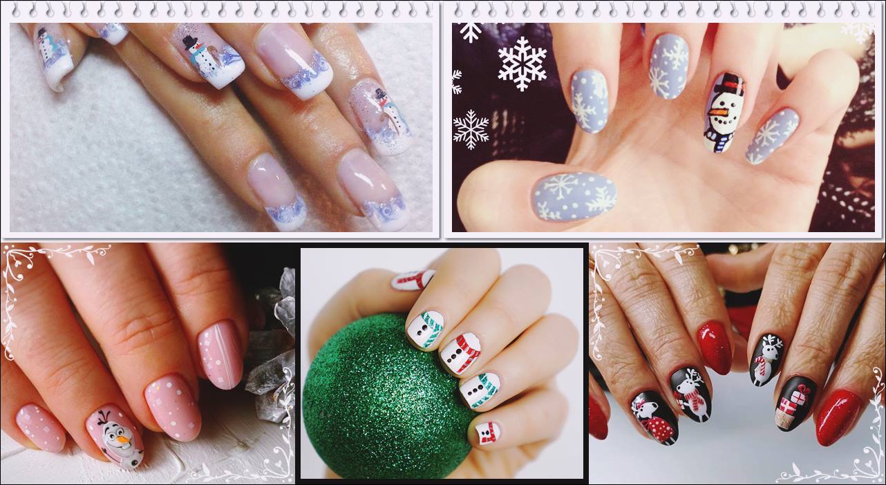 Snowman Nails designs & ideas Pictures - Snowman Nails - fancynailart.com