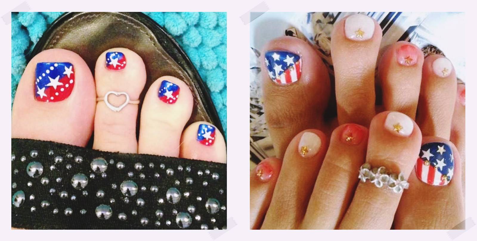 Fourth of July Toe Nail Art Ideas You Can Do Yourself