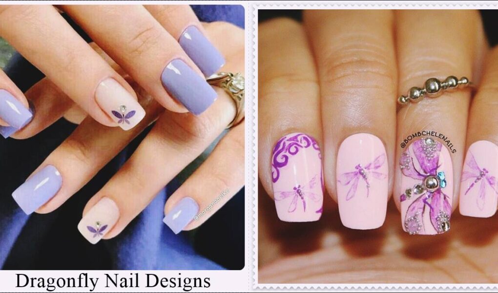 Dragonfly Nail Designs Ideas Images in 2022