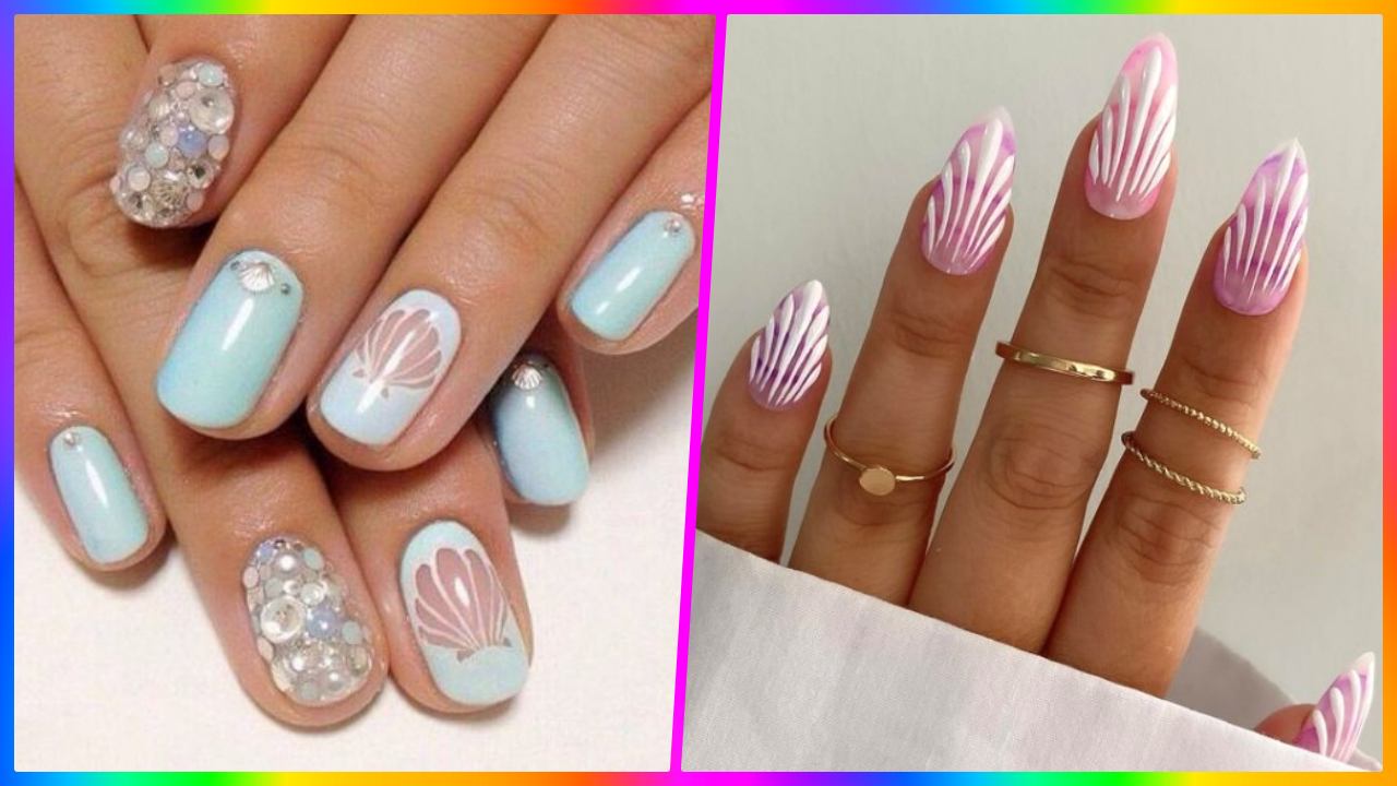 Seashell Nail Art Design Ideas Pictures – Seashell Nails 2022