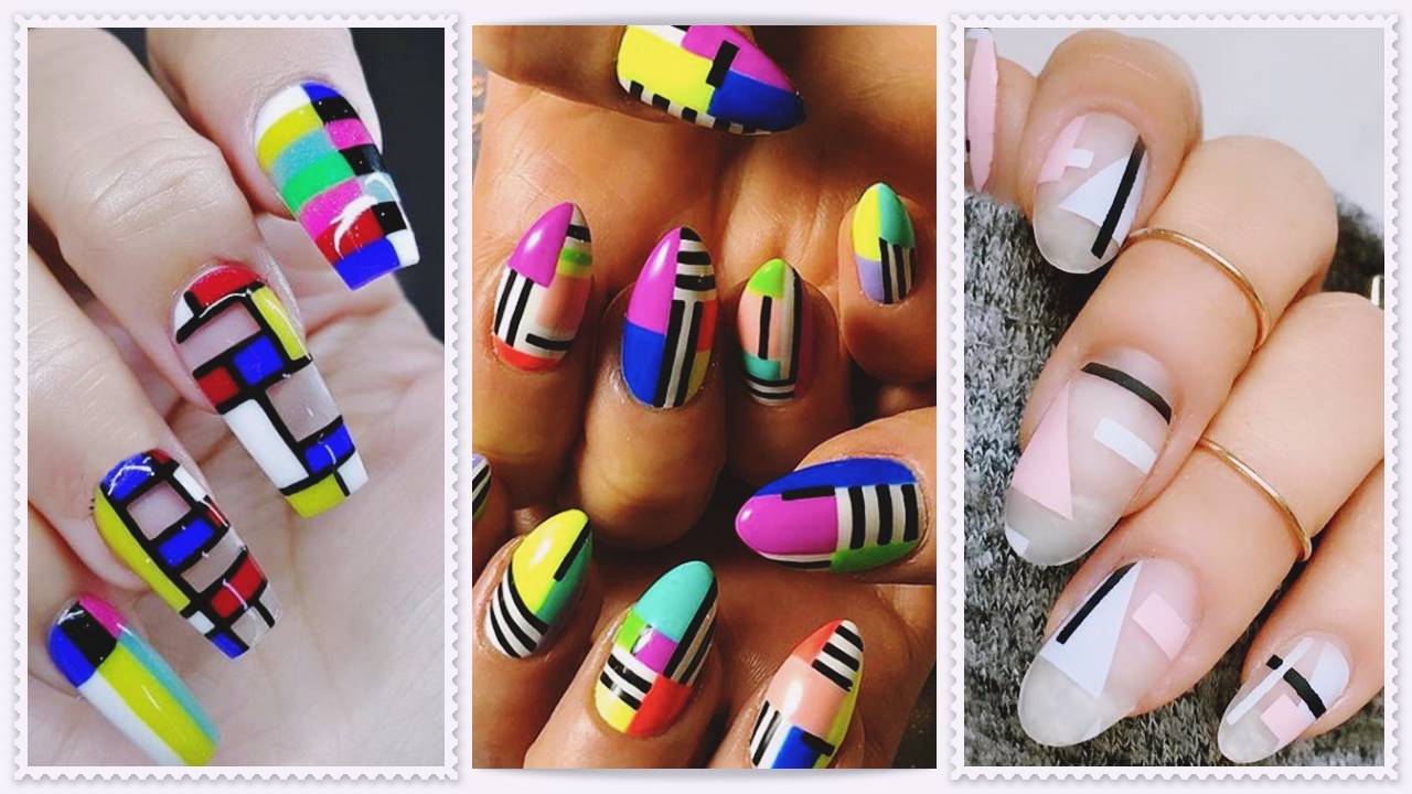 Color Block Nail Art Design & Ideas For 2022 - fancynailart.com