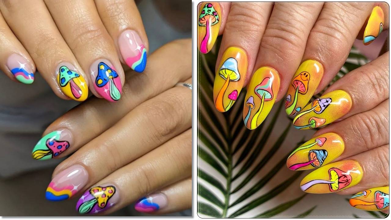 Mushroom Nails Design & Ideas Pictures