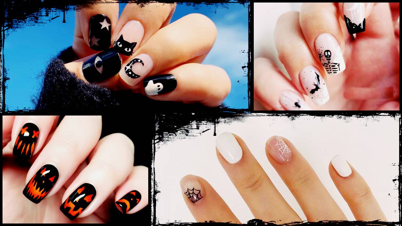 Simple Halloween Nail Art Design & Ideas Pictures for 2022