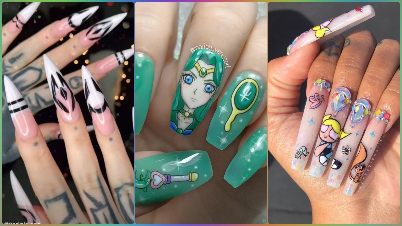 Chic Nails  We also do anime nail art For those who love  Facebook