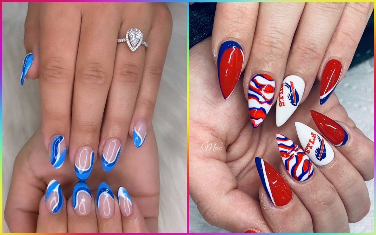 Buffalo Bills Nails Designs & Ideas Pictures