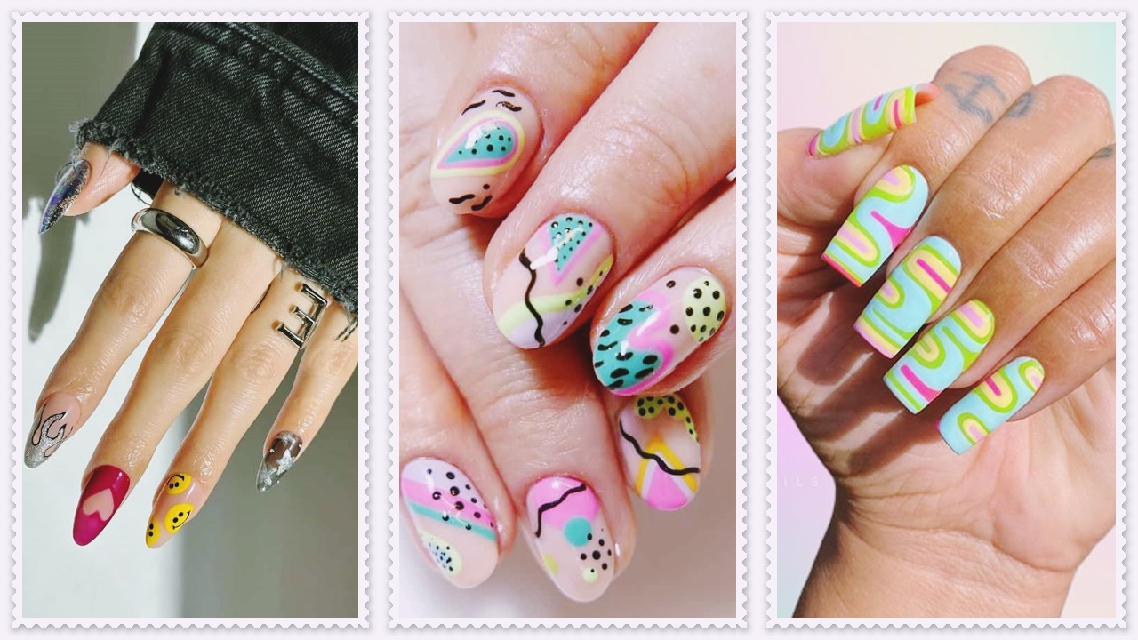 90s Inspired Nail Designs You'll Want to Try Immediately